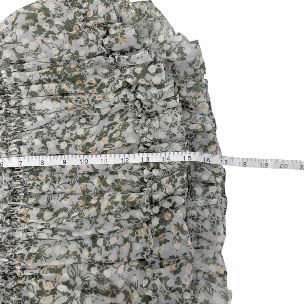 New MISA Los Angeles Marion Tiered Floral Mini Skirt Revolve Exclusive Size XS - Picture 8 of 8